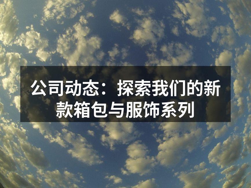 新款服饰系列展示